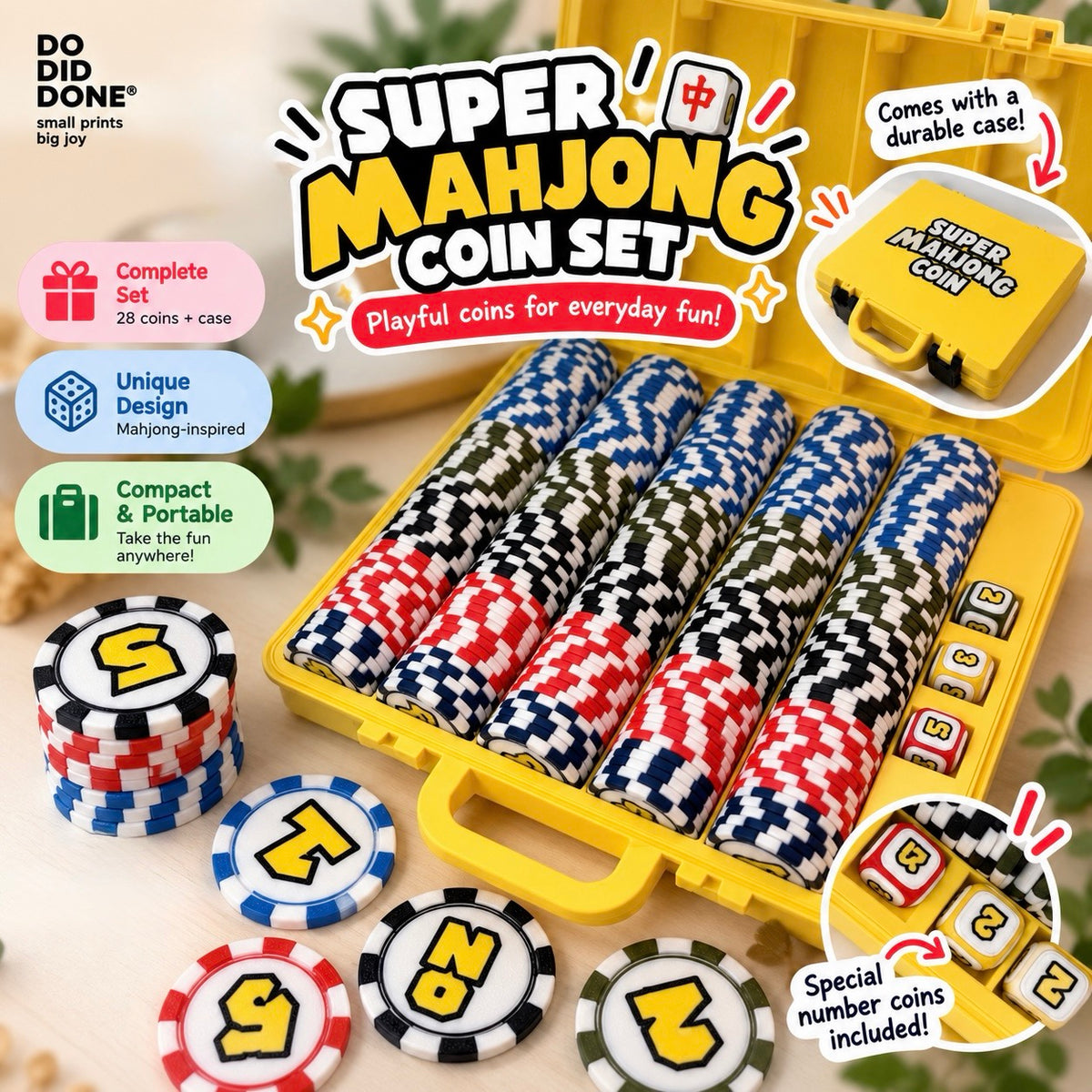 Super Mahjong Coin Set