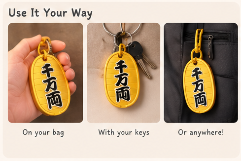 千万両 Mini Compass Card Case