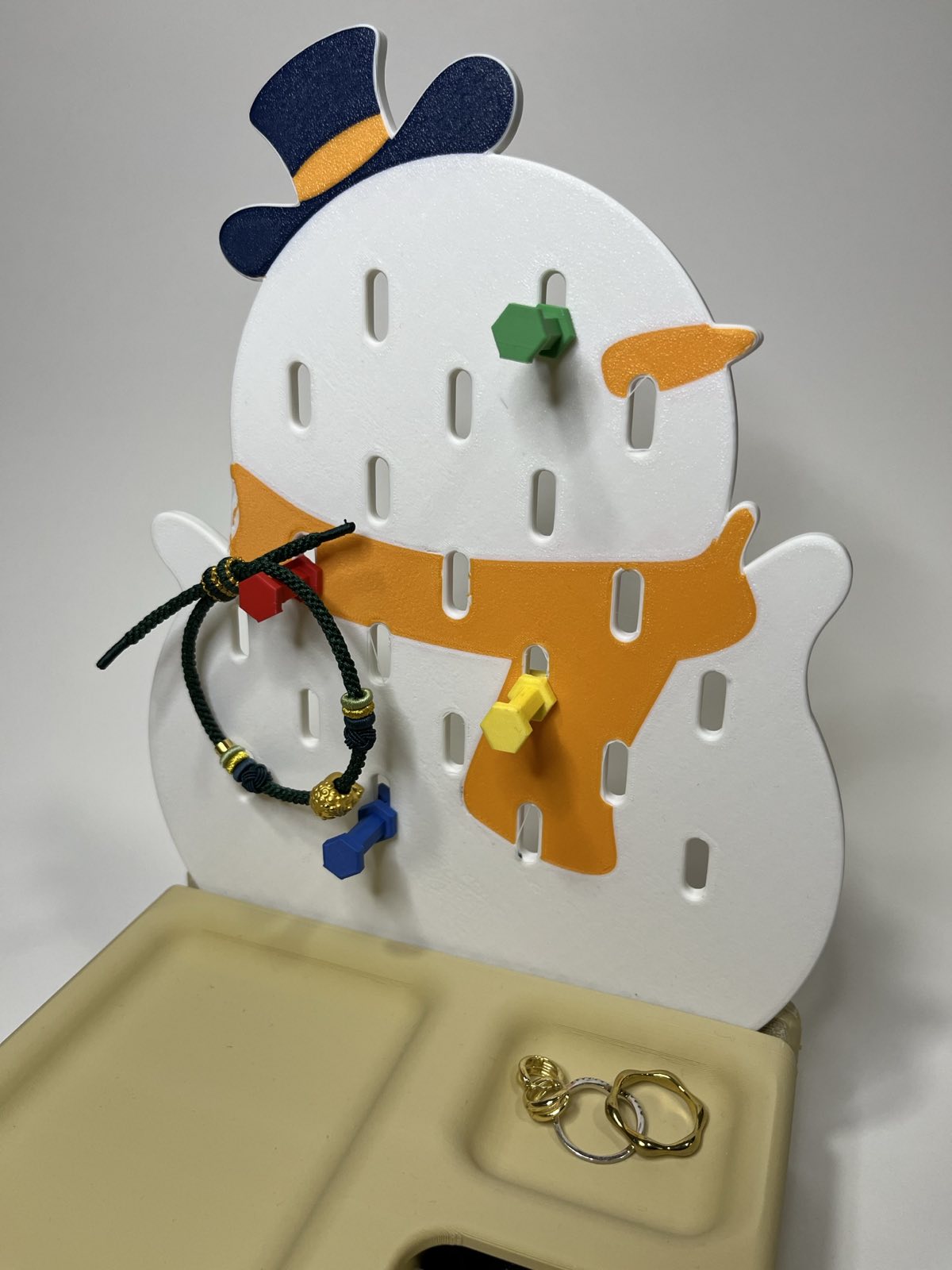 ☃️ Snowman Desk Organizer & Piggy Bank